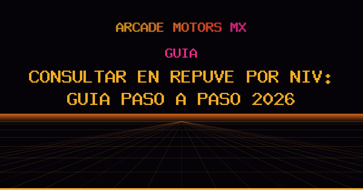 Consultar en REPUVE por NIV: guía paso a paso 2026