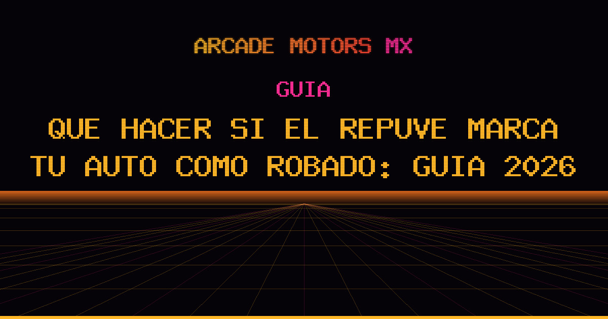 Qué hacer si el REPUVE marca tu auto como robado: guía 2026